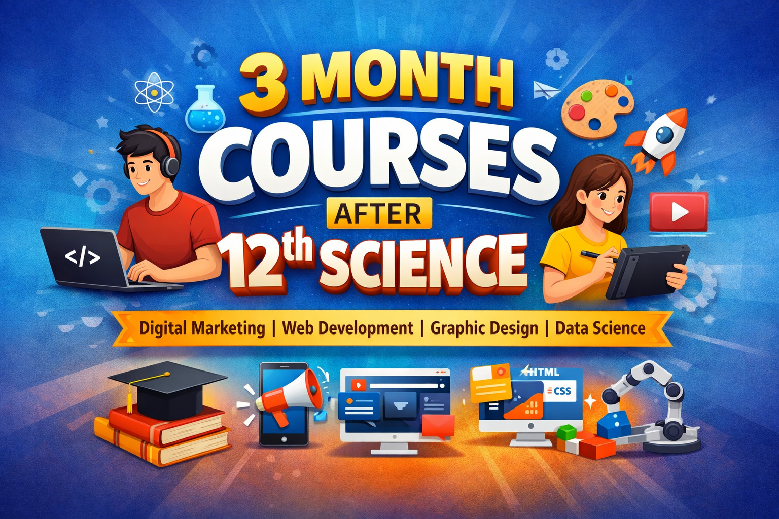 3 Month Courses After 12th Science – Build a High-Demand Career Fast
