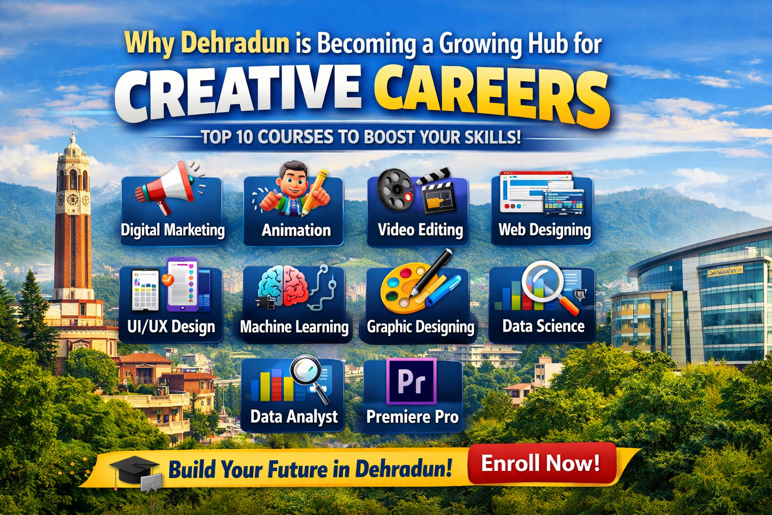 Why Dehradun is Becoming a Growing Hub for Creative Careers