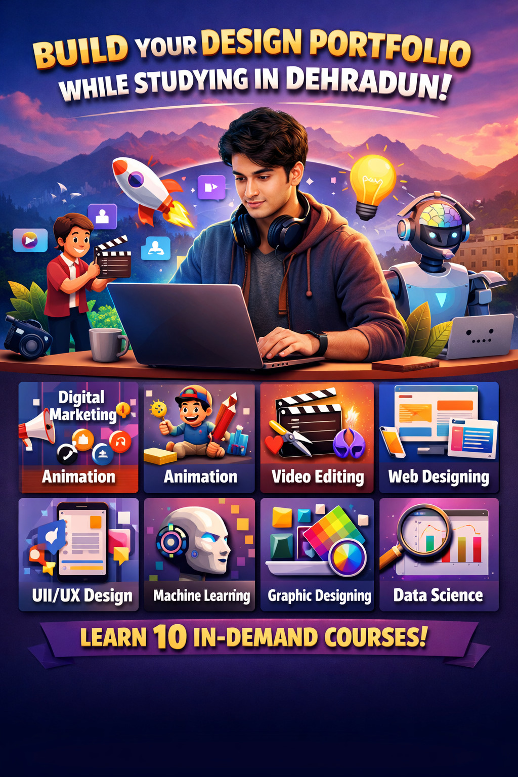 How to Build a Design Portfolio While Studying in Dehradun