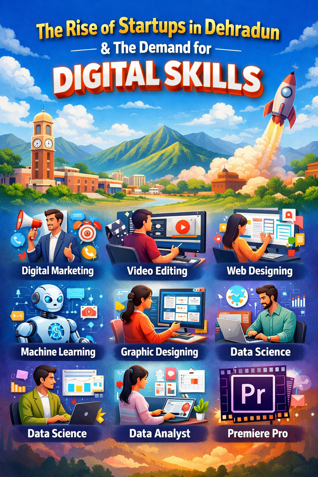 The Rise of Startups in Dehradun and the Demand for Digital Skills