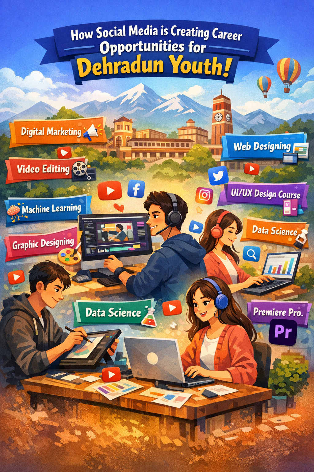 How Social Media is Creating Career Opportunities for Dehradun Youth