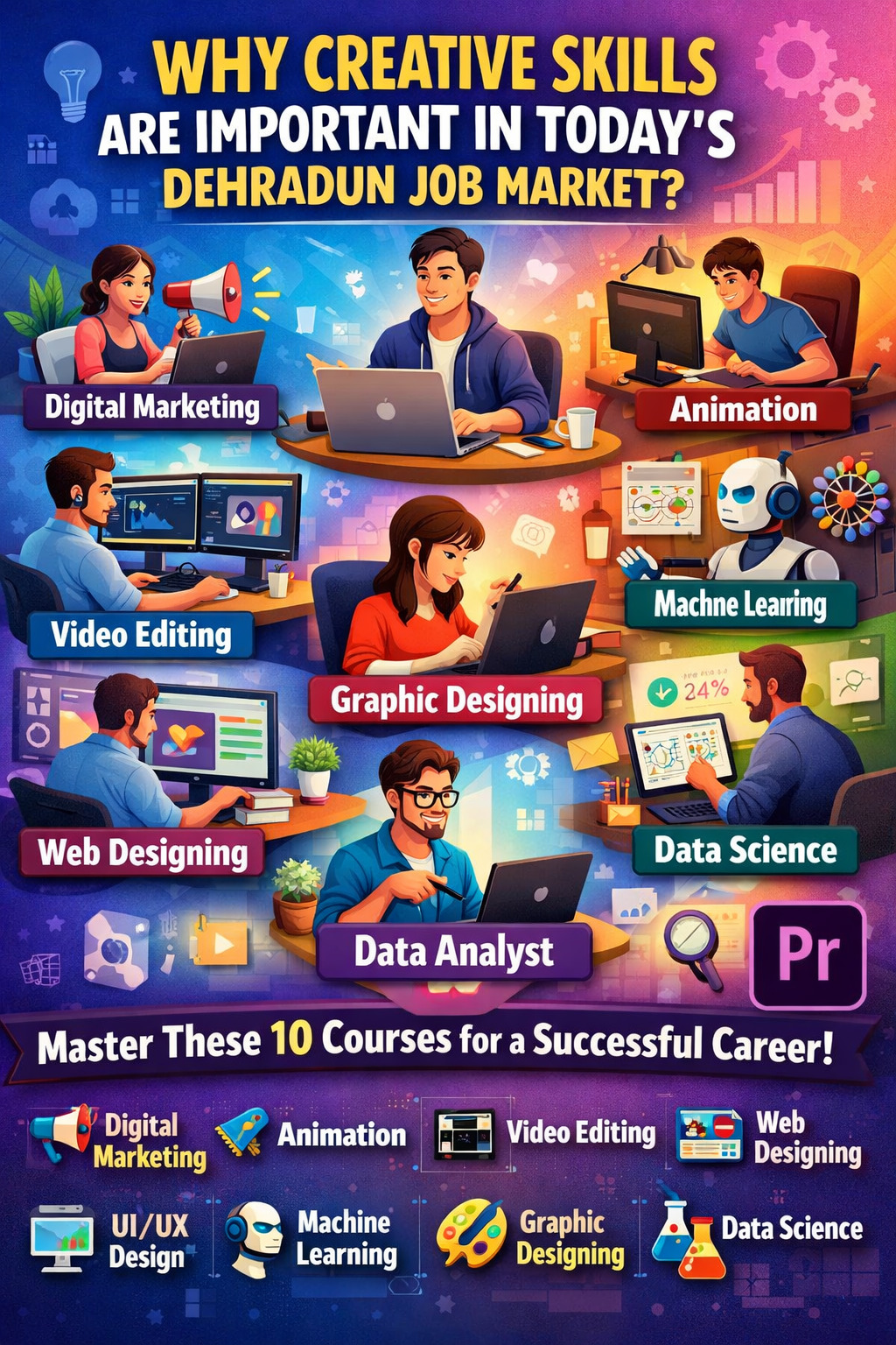 Why Creative Skills Are Important in Today’s Dehradun Job Market