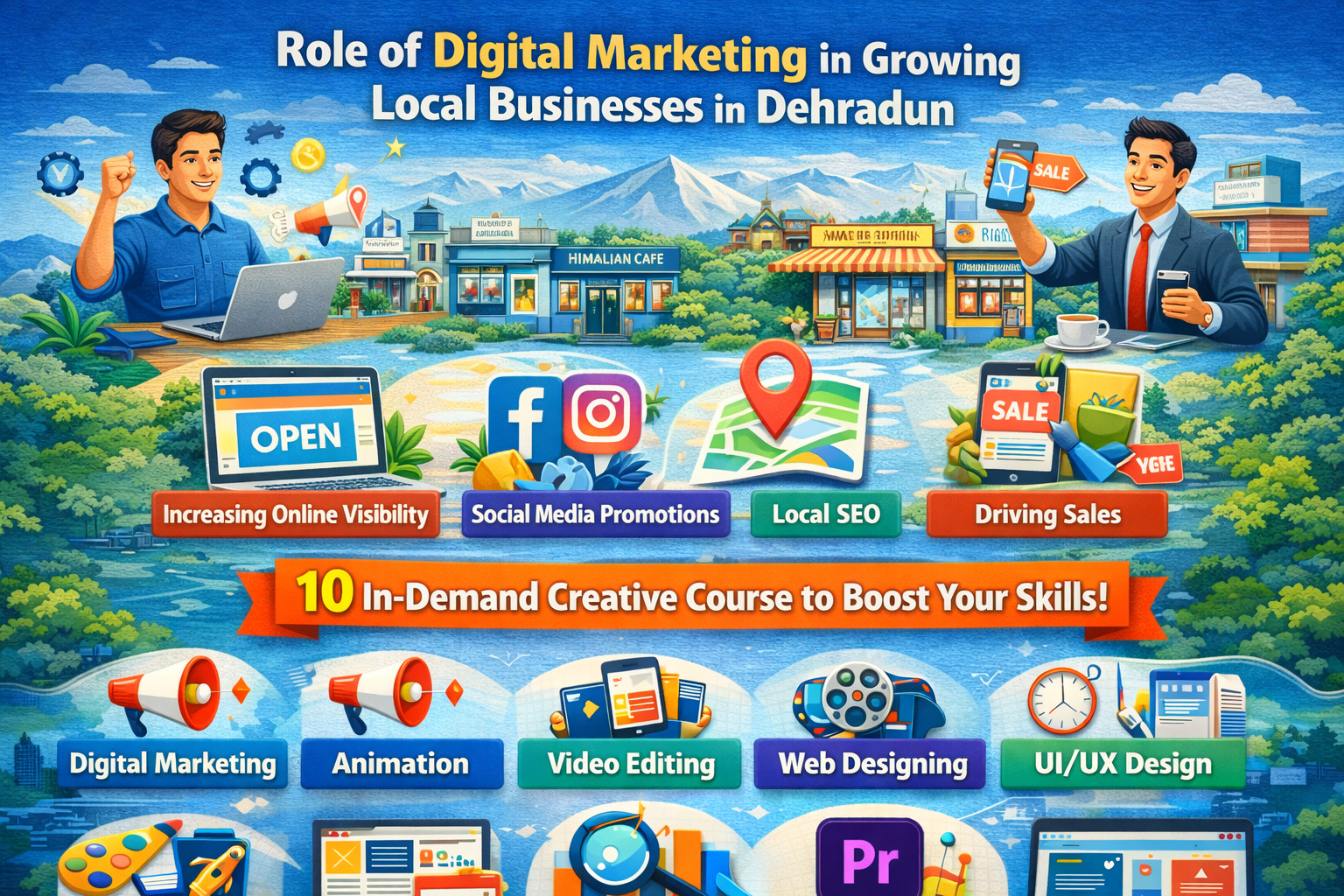 Role of Digital Marketing in Growing Local Businesses in Dehradun