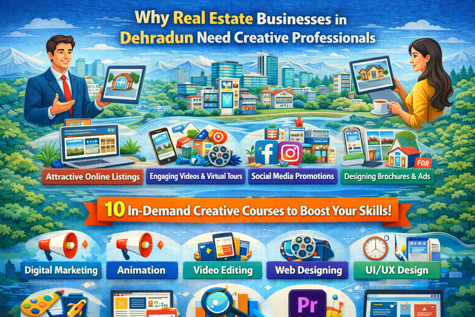 Why Real Estate Businesses in Dehradun Need Creative Professionals