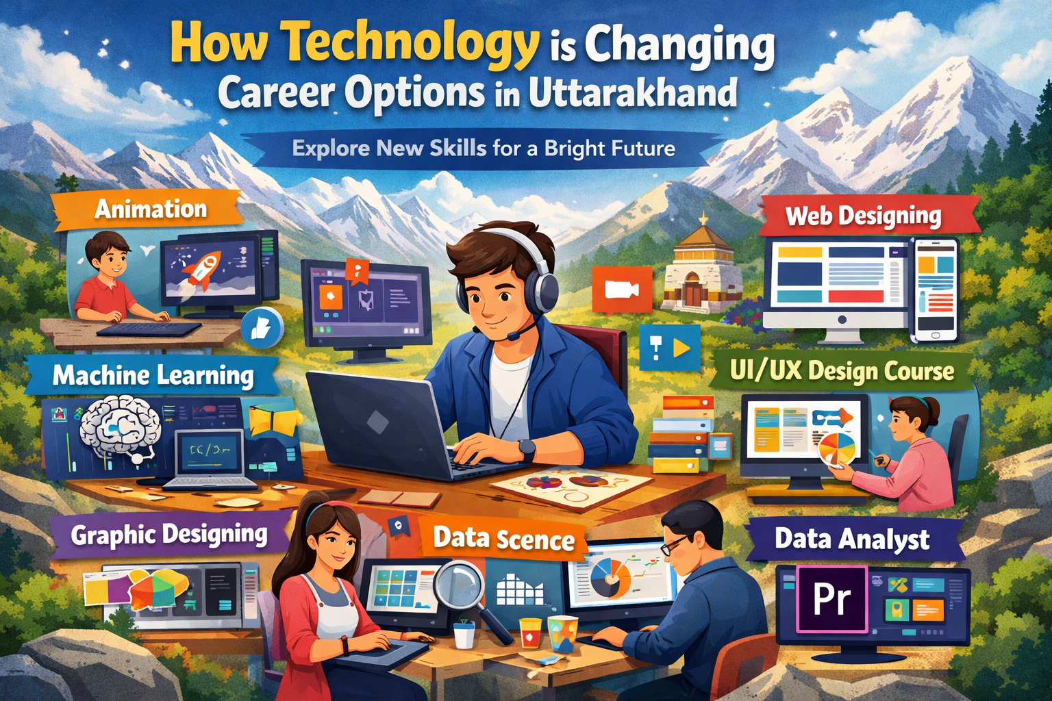 How Technology is Changing Career Options in Uttarakhand