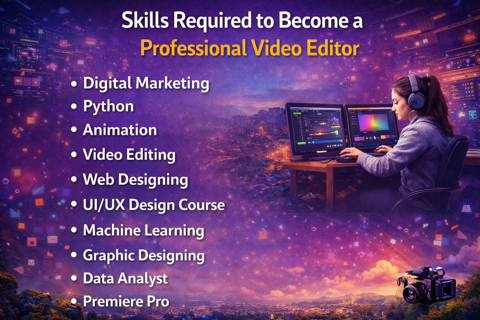 Skills Required to Become a Professional Video Editor