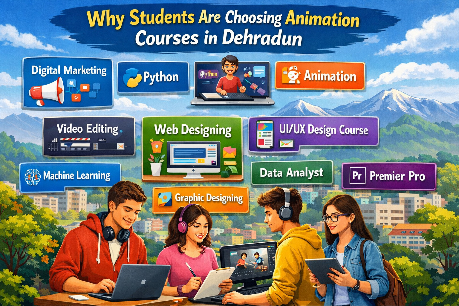 Why Students Are Choosing Animation Courses in Dehradun