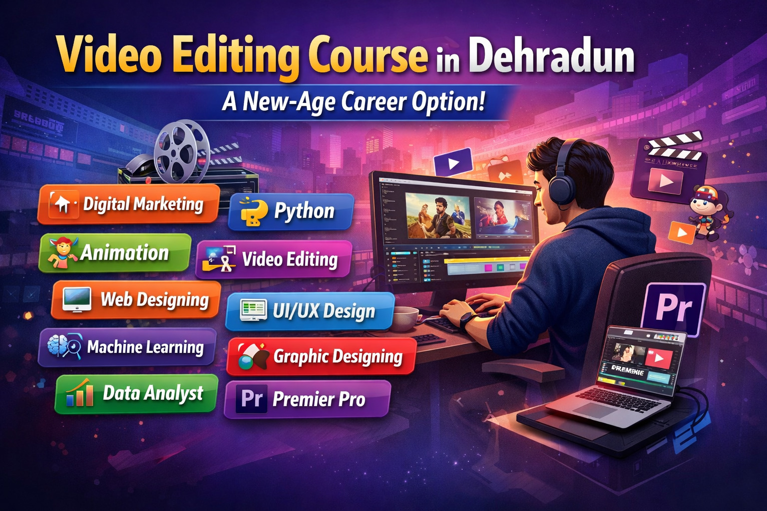 Video Editing Course in Dehradun: A New-Age Career Option