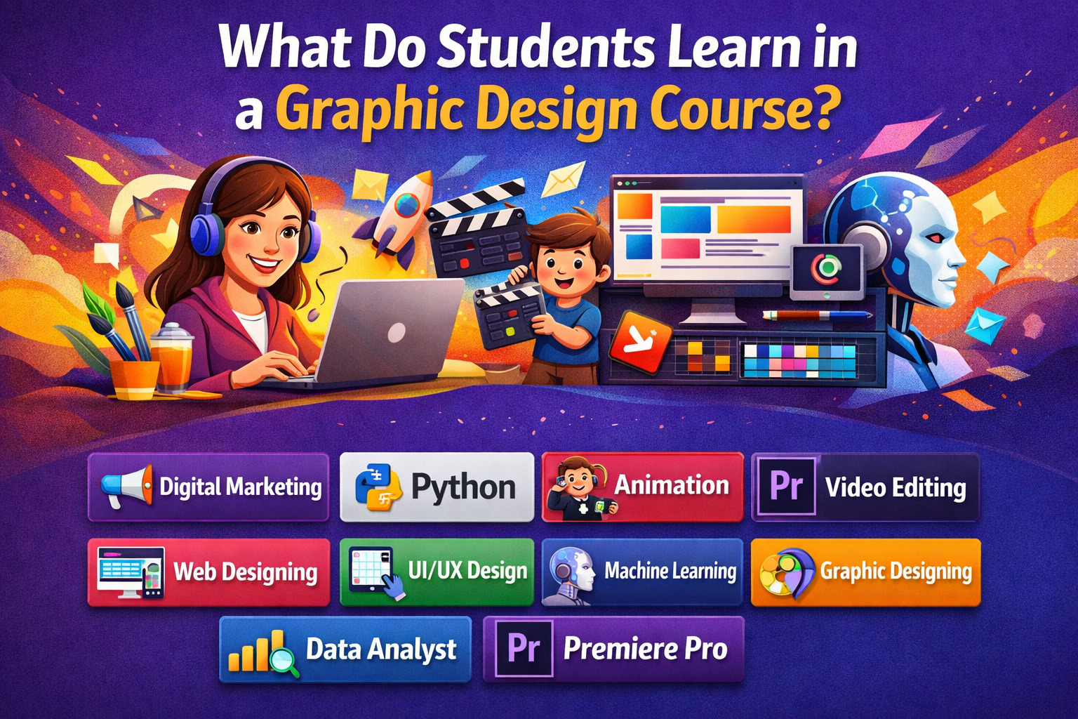 What Do Students Learn in a Graphic Design Course?