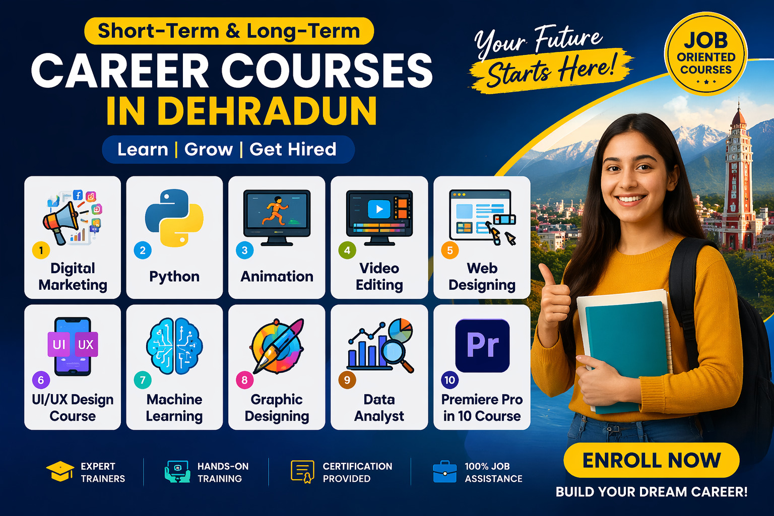 Short-Term and Long-Term Career Courses in Dehradun
