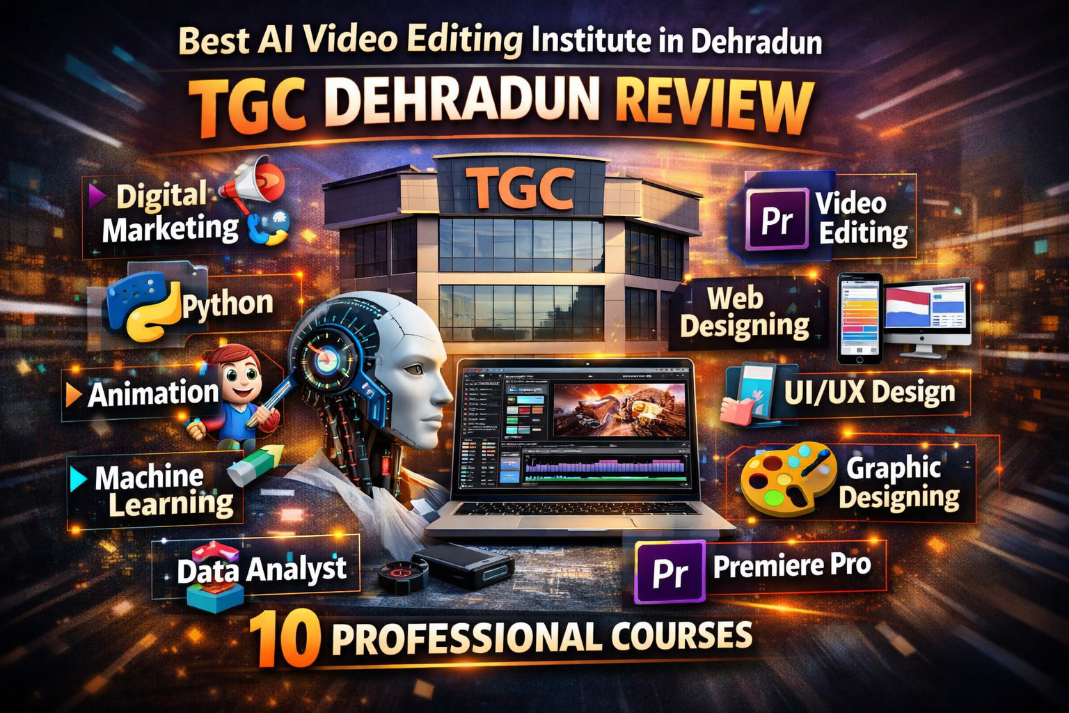 Best AI Video Editing Institute in Dehradun: TGC Dehradun Review