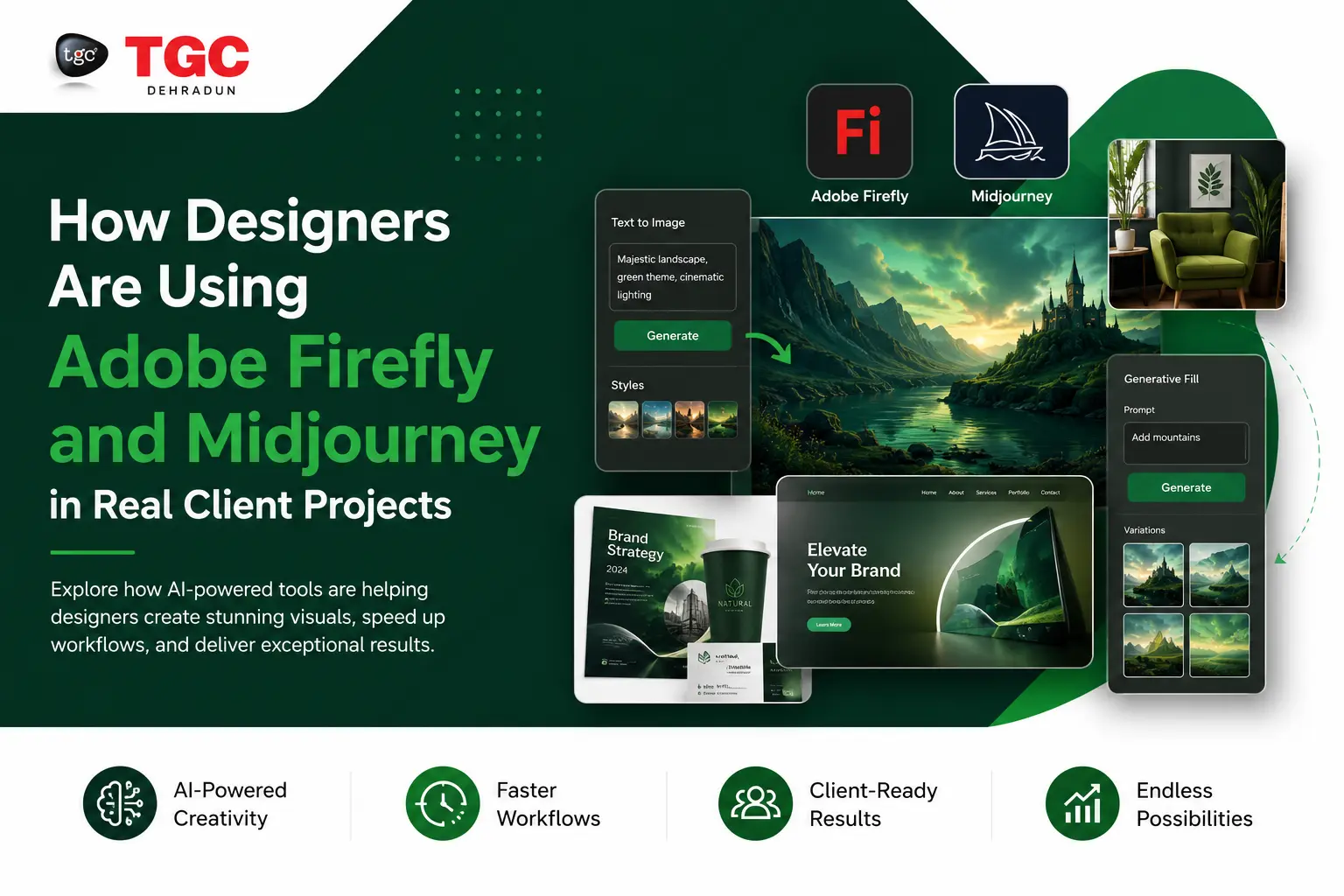 Adobe Firefly and Mi journey in design projects