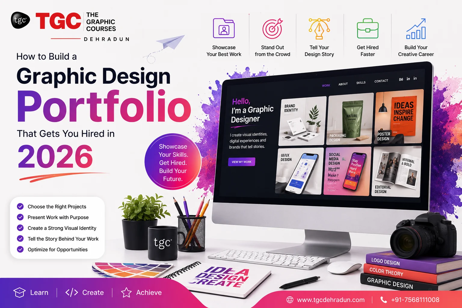 How to Build a Graphic Design Portfolio That Gets You Hired in 2026