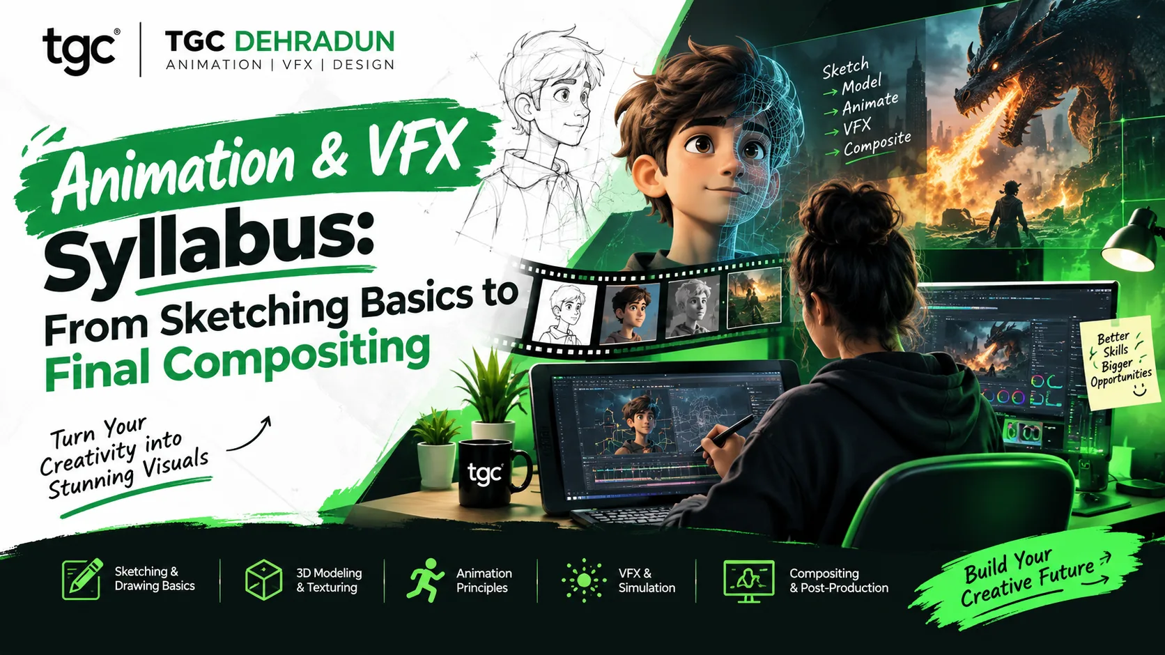 Animation & VFX Syllabus: From Sketching Basics to Final Compositing