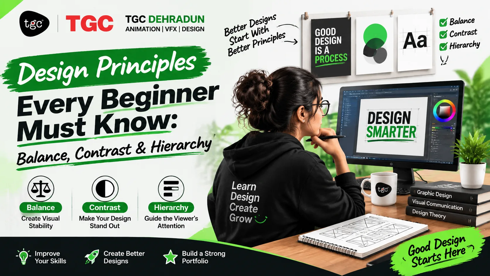 Design Principles Every Beginner Must Know: Balance, Contrast & Hierarchy